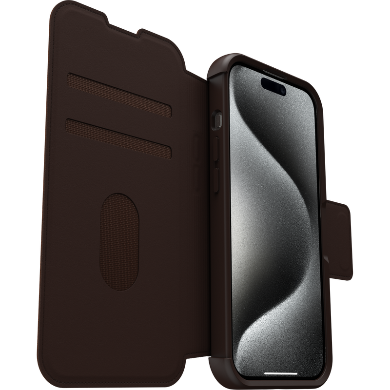 product image 4 - iPhone 15 Pro Hülle Strada Series Folio MagSafe