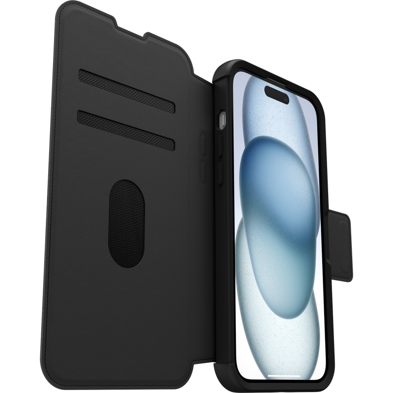 product image 4 - iPhone 15 Plus Hülle Strada Series Folio MagSafe