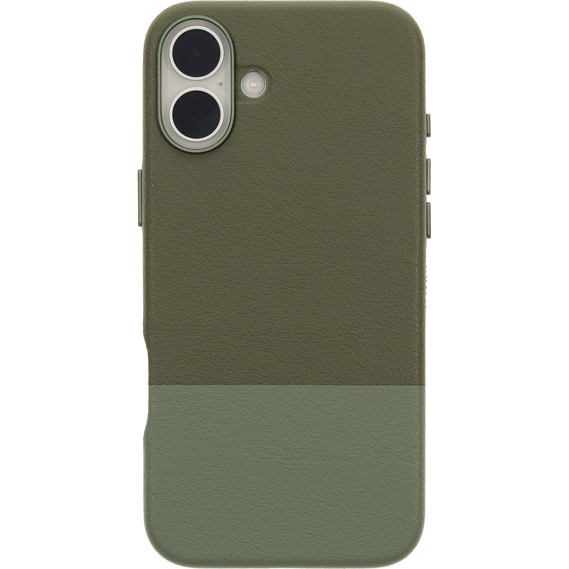 product image 2 - iPhone 16 Plus Case Statement Series Cactus Leather for MagSafe