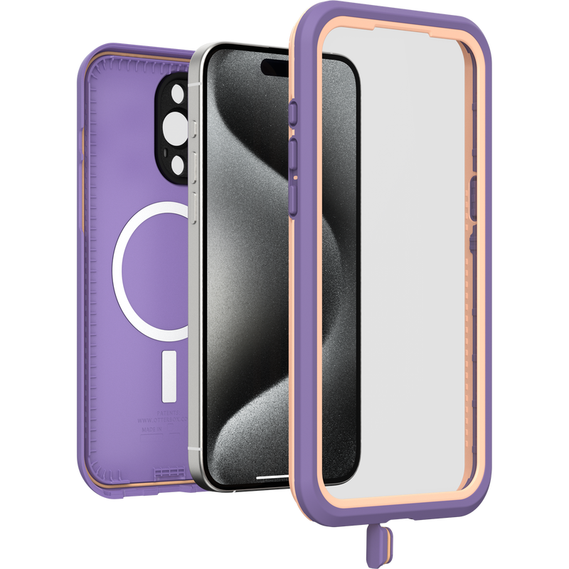 product image 3 - iPhone 15 Pro Max Waterproof Case OtterBox Frē Series for MagSafe