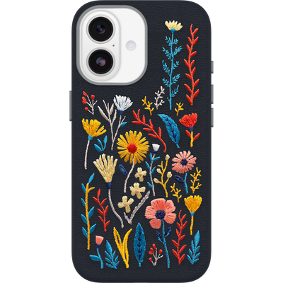 Coque iPhone 17 | Symmetry Series Cactus Leather Embroidery