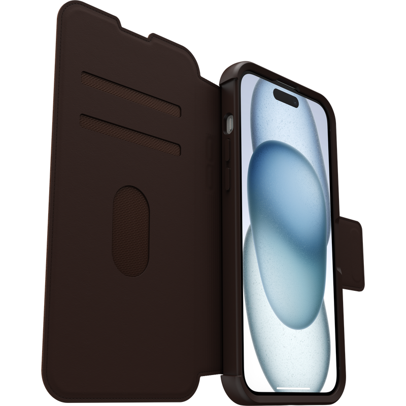 product image 4 - iPhone 15 Plus Hülle Strada Series Folio MagSafe