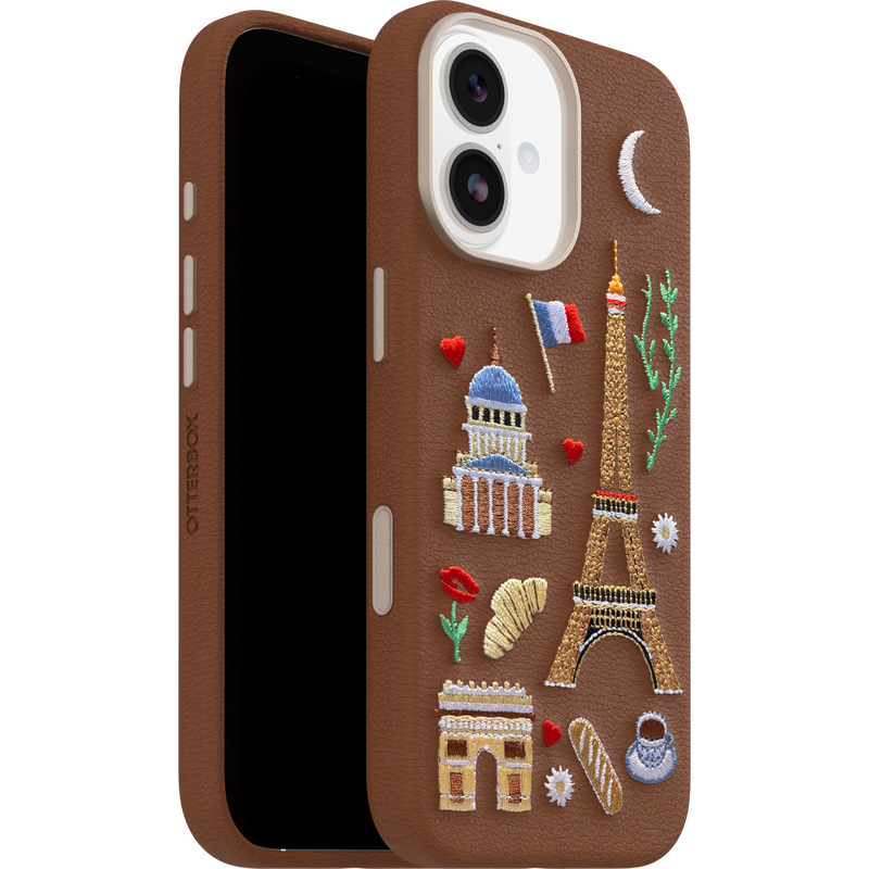 product image 5 - Coque iPhone 17 Symmetry Series Cactus Leather Embroidery