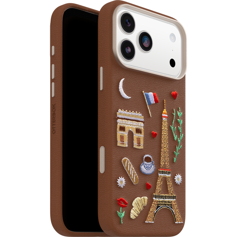 product image 5 - Coque iPhone 17 Pro Max Symmetry Series Cactus Leather Embroidery