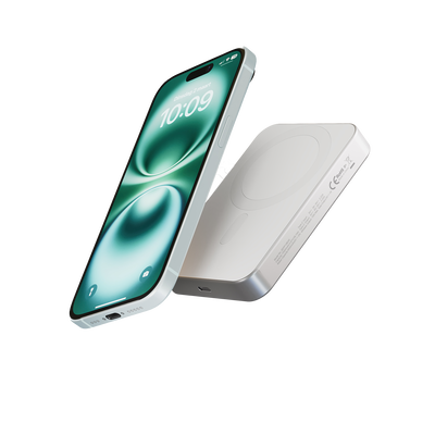 Zens Qi2 Batterie Externe | Slim Aluminium Powerbank Qi2 10k mAh