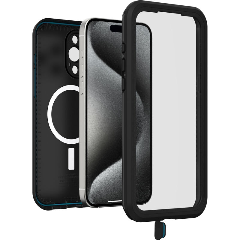 product image 3 - Coque Étanche à l’eau iPhone 15 Pro Max OtterBox Frē Series pour MagSafe