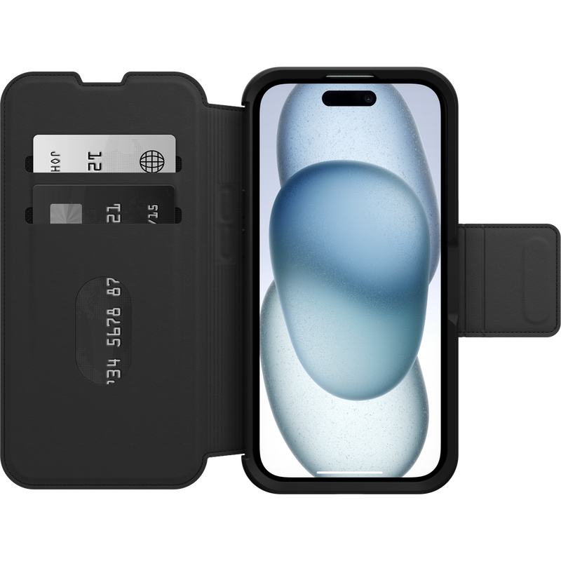 product image 2 - iPhone 15 Coque Strada Series Folio MagSafe