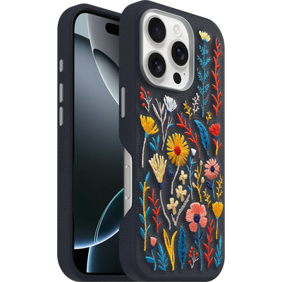 iPhone 16 Pro Case | Symmetry Series Cactus Leather Embroidery