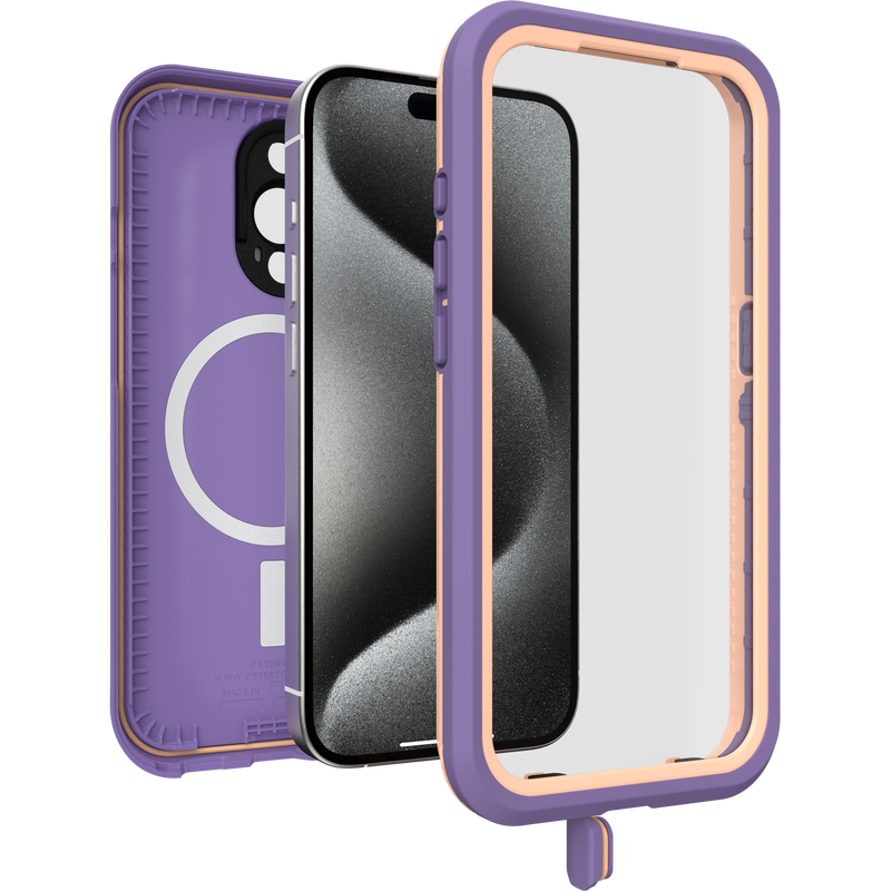 product image 3 - iPhone 15 Pro Waterproof Case OtterBox Frē Series for MagSafe