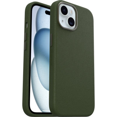 iPhone 15,  Case | Symmetry Series Cactus Leather for MagSafe