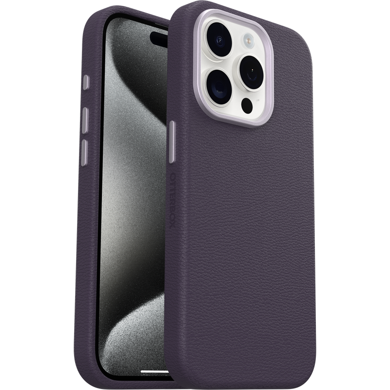 product image 1 - Coque iPhone 15 Pro Symmetry Series Cactus Leather pour MagSafe