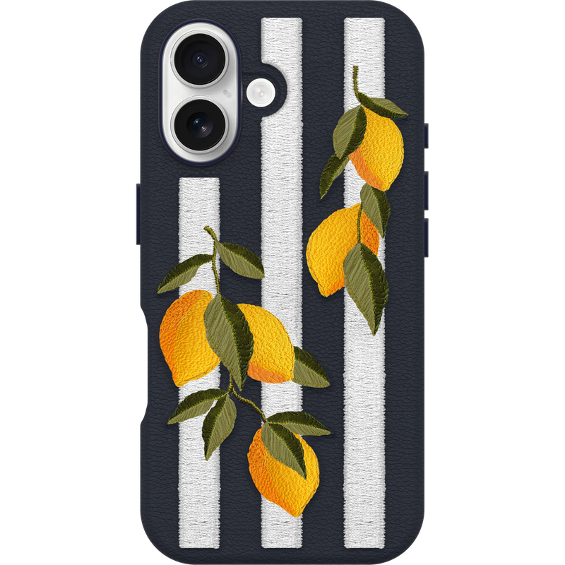 product image 2 - Coque iPhone 16 Symmetry Series Cactus Leather Embroidery