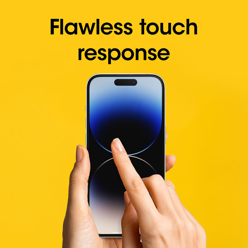 product image 3 - iPhone 14 Pro Screen Protector Premium Glass Antimicrobial